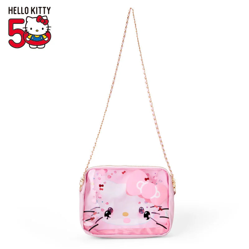 Hello Kitty 50th Anniversary Clear Shoulder Bag [Pink]