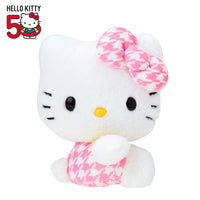 Hello Kitty 50th Anniversary Limited Shop Plush [Pink Houndstooth]
