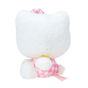 Hello Kitty 50th Anniversary Limited Shop Plush [Pink Houndstooth]