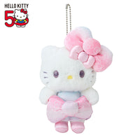 Hello Kitty 50th "The Fashionable Ribbons Birthday" Plush Mascot [Pink]
