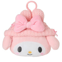 My Melody Knit Beanie Pouch Carabiner
