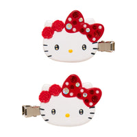 Hello Kitty Deluxe Hair Clips [Red]
