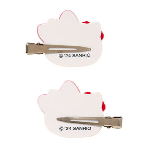 Hello Kitty Deluxe Hair Clips [Red]