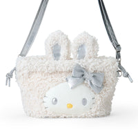 Hello Kitty "Fluffy Snow Rabbit" 2Way Drawstring Shoulder Bag
