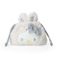 Hello Kitty "Fluffy Snow Rabbit" 2Way Drawstring Shoulder Bag
