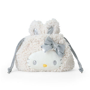 Hello Kitty "Fluffy Snow Rabbit" 2Way Drawstring Shoulder Bag