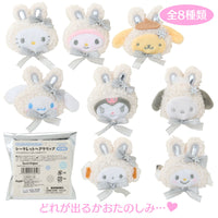 Sanrio "Fluffy Snow Rabbit" Plush Hair Clip Blind Box
