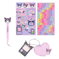 Kuromi "Enjoy Idol" Tweezers & Deco Charms Keychain
