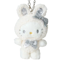 Hello Kitty "Fluffy Snow Rabbit" Plush Mascot
