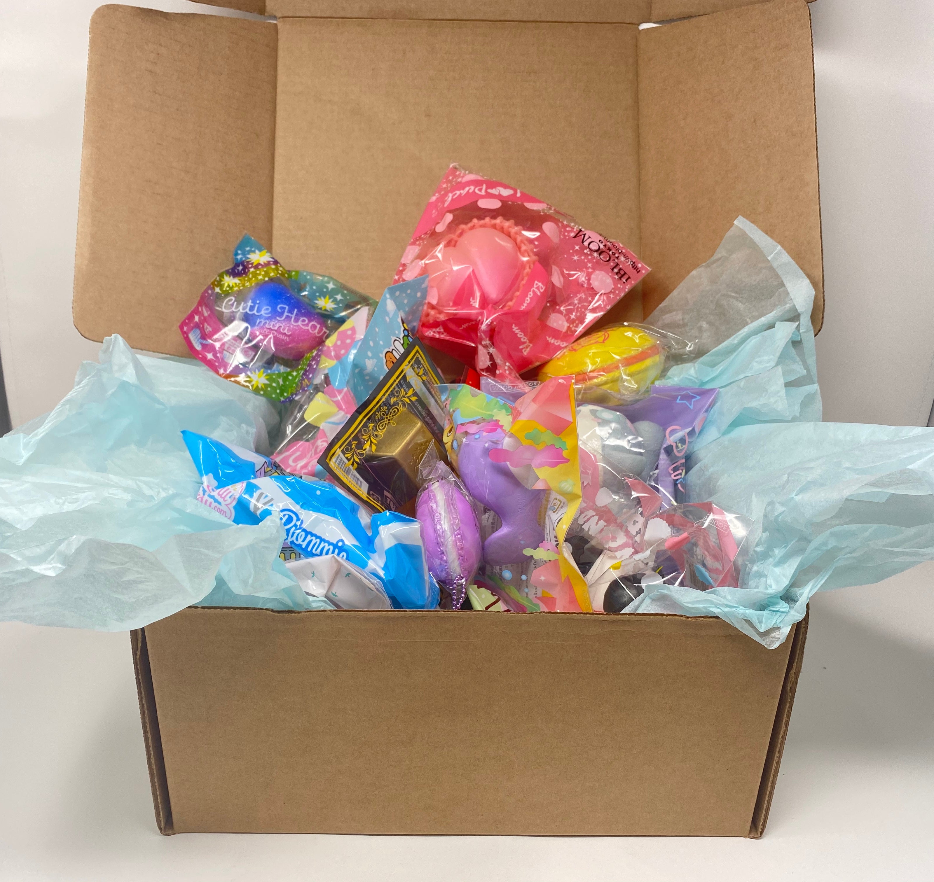 Rare licensed squishies supplier package for sale: grab bag of 10 squishies  for 55 usd!