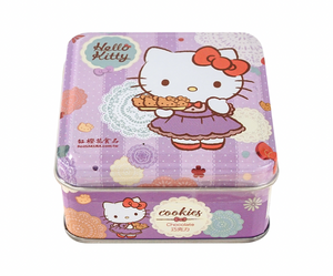 Hello Kitty Chocolate Flavor Cookie Tin