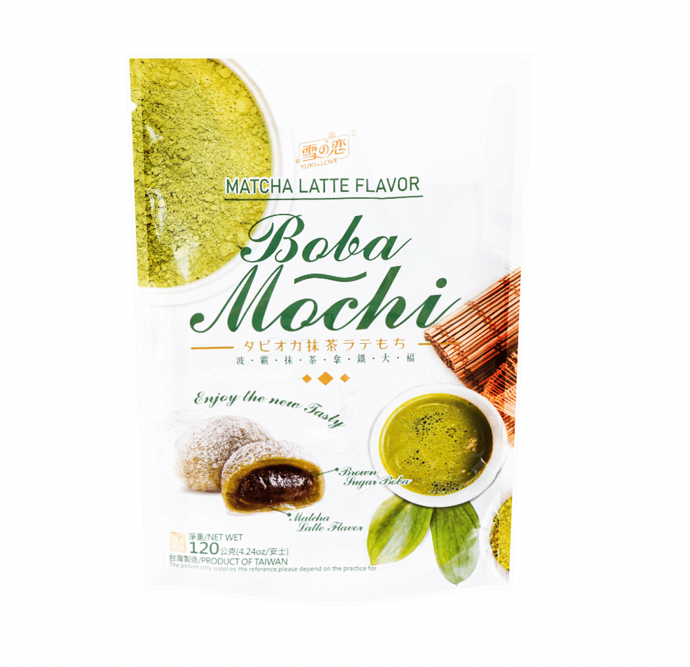 Boba Mochi Matcha Latte Flavor